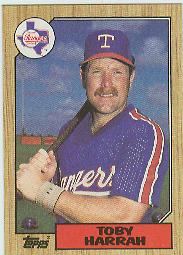 1987 Topps Baseball Cards      152     Toby Harrah